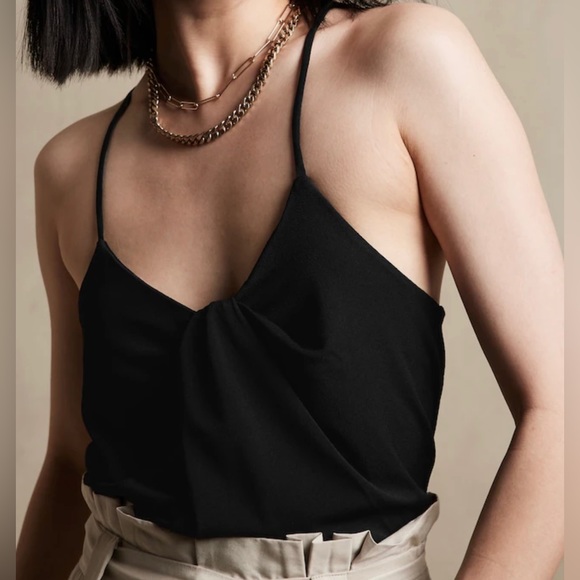 Brand New banana republic twist front crepe camisole size S - Picture 2 of 7